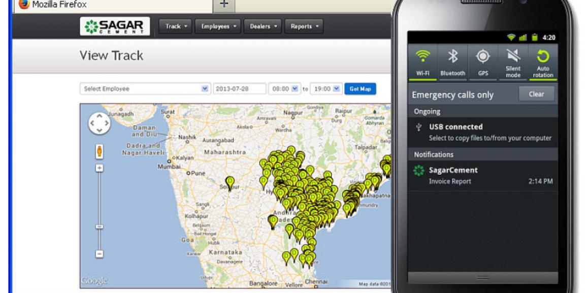 Sagarsoft’s™ Mobile SCTracker™ & Sales Force Reorganization at Sagar Cements