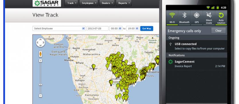 Sagarsoft’s™ Mobile SCTracker™ & Sales Force Reorganization at Sagar Cements