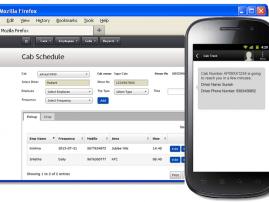 Sagarsoft’s™ Text Based Messaging by CabTracker™ on Android for Transportation Safety