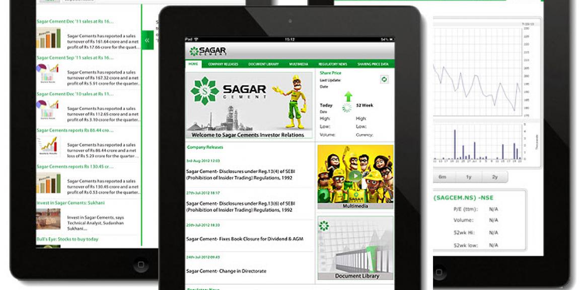 SCInvestor – Sagarsoft’s™ Superior Mobile Technology for Guaranteed Investor Confidence at Sagar Cements