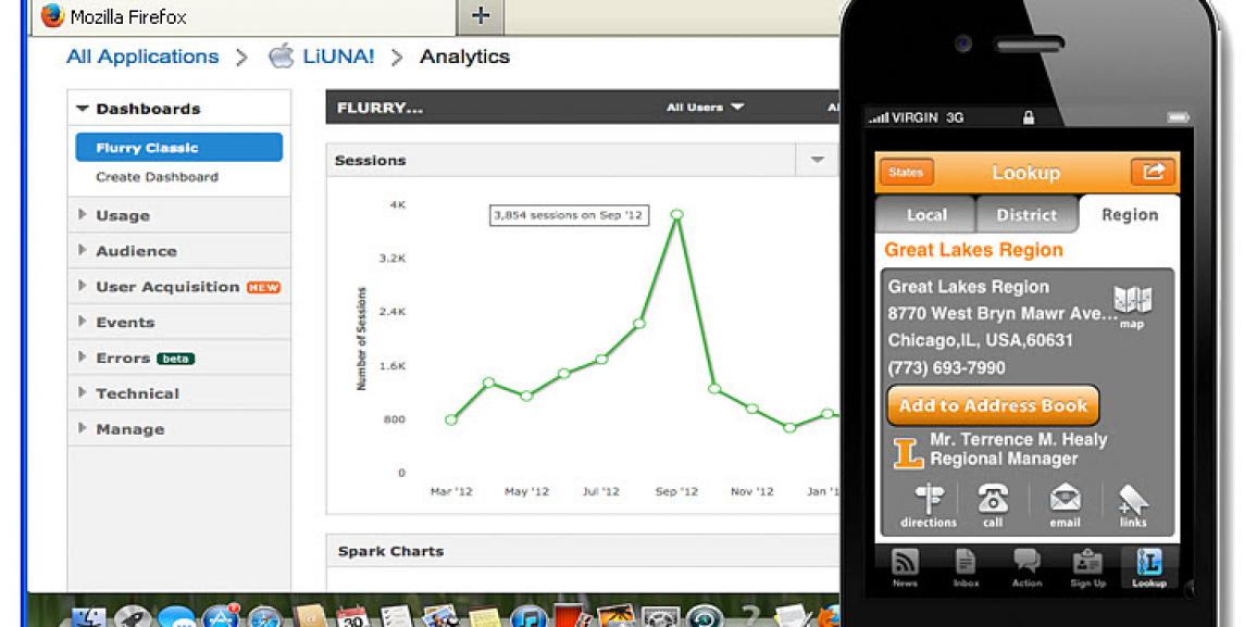 Sagarsoft’s™ Mobile Strategy for LiUNA – Cohesion & Value Creation for America’s Labor Force